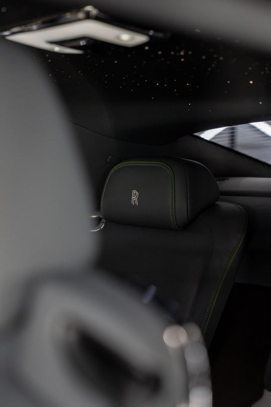 Rolls-Royce starlight headliner after interior detailing