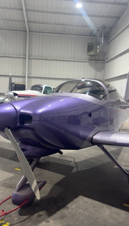Aircraft hangared in Lubbock TX after a full exterior detail