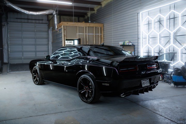 Detailing and coating a sports car in Lubbock TX
