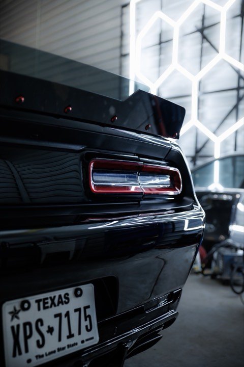 Dodge Challenger R/T taillight detail Lubbock TX