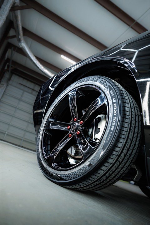 Ram 1500 wheel ceramic coating at Delicate Details Lubbock TX